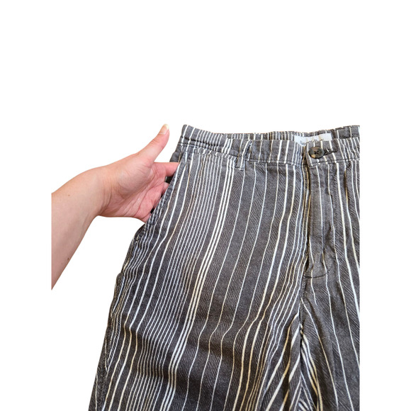 Goodfellow Linden short gray and white stripes, size 30 - Picture 3 of 5